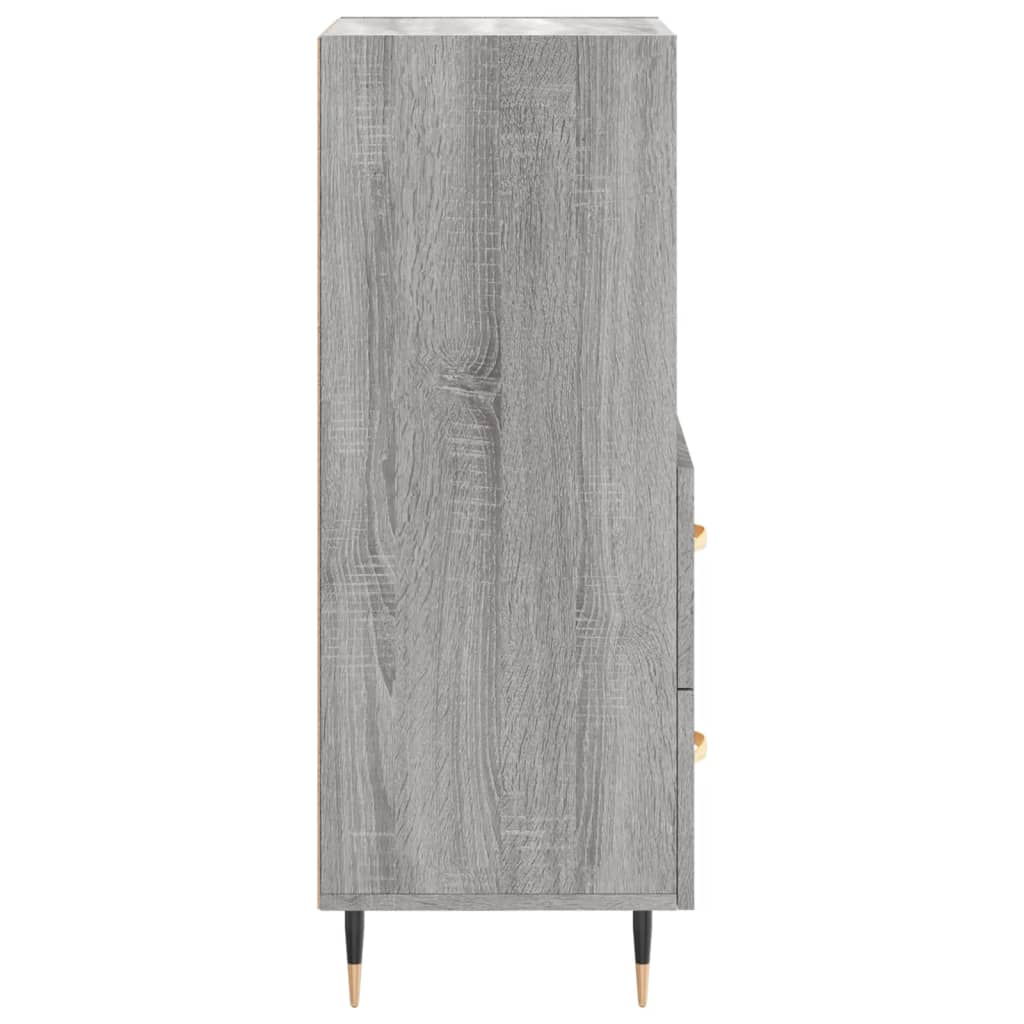 Sideboard Grau Sonoma 34,5x34x90 cm Holzwerkstoff - Pazzar.ch