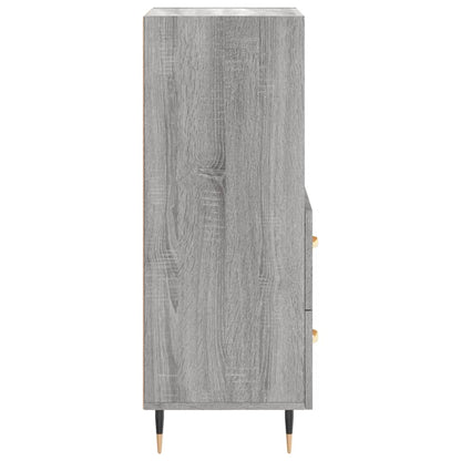Sideboard Grau Sonoma 34,5x34x90 cm Holzwerkstoff - Pazzar.ch