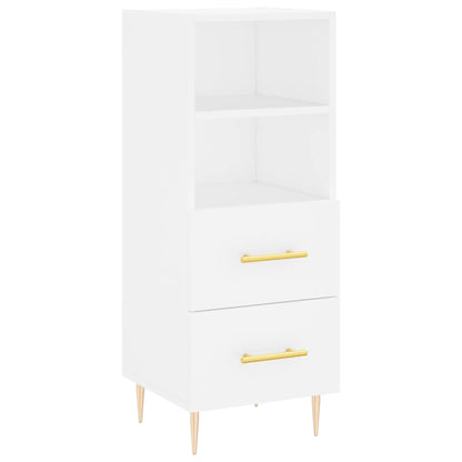 Sideboard Weiß 34,5x34x90 cm Holzwerkstoff - Pazzar.ch