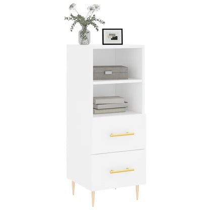 Sideboard Weiß 34,5x34x90 cm Holzwerkstoff - Pazzar.ch