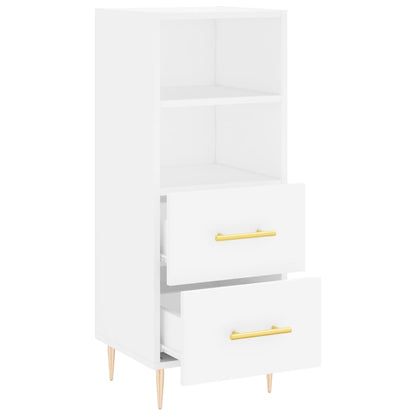 Sideboard Weiß 34,5x34x90 cm Holzwerkstoff - Pazzar.ch
