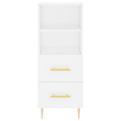 Sideboard Weiß 34,5x34x90 cm Holzwerkstoff - Pazzar.ch