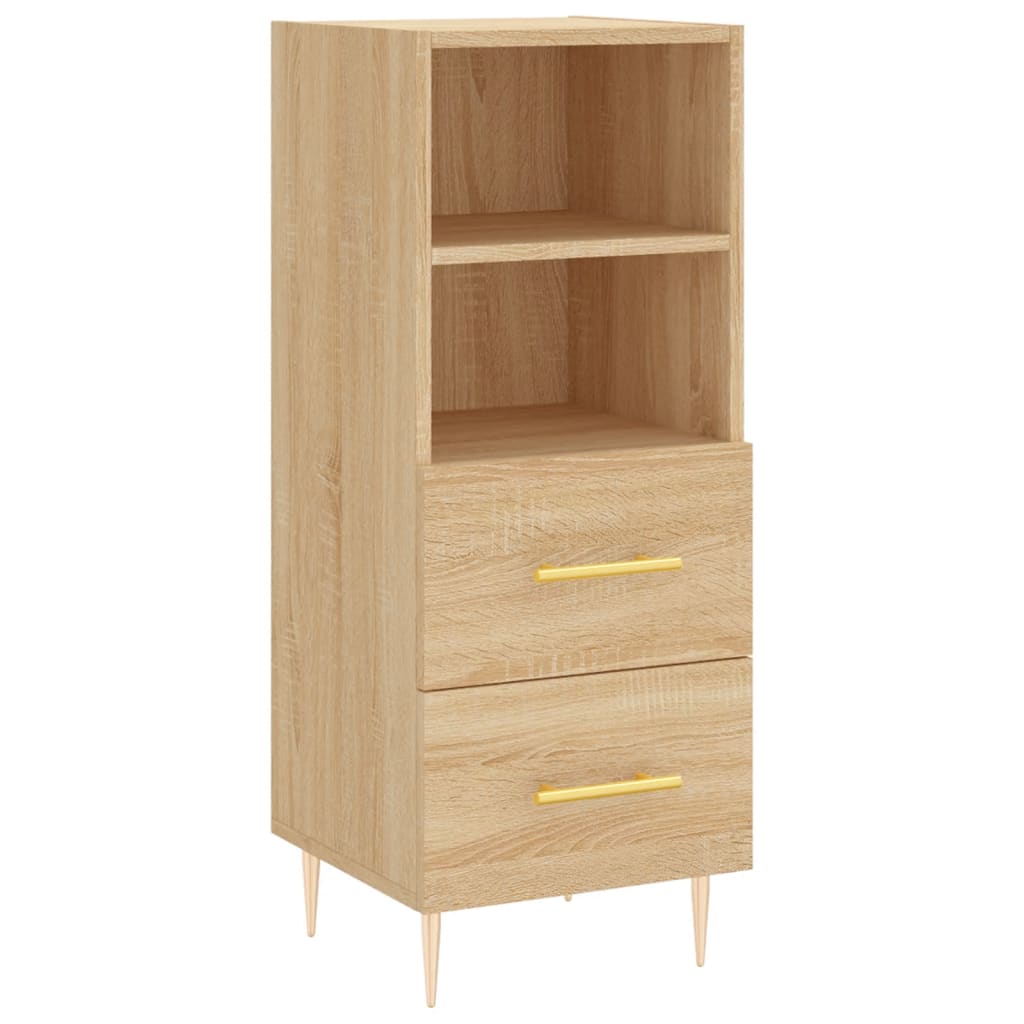 Sideboard Sonoma-Eiche 34,5x34x90 cm Holzwerkstoff - Pazzar.ch