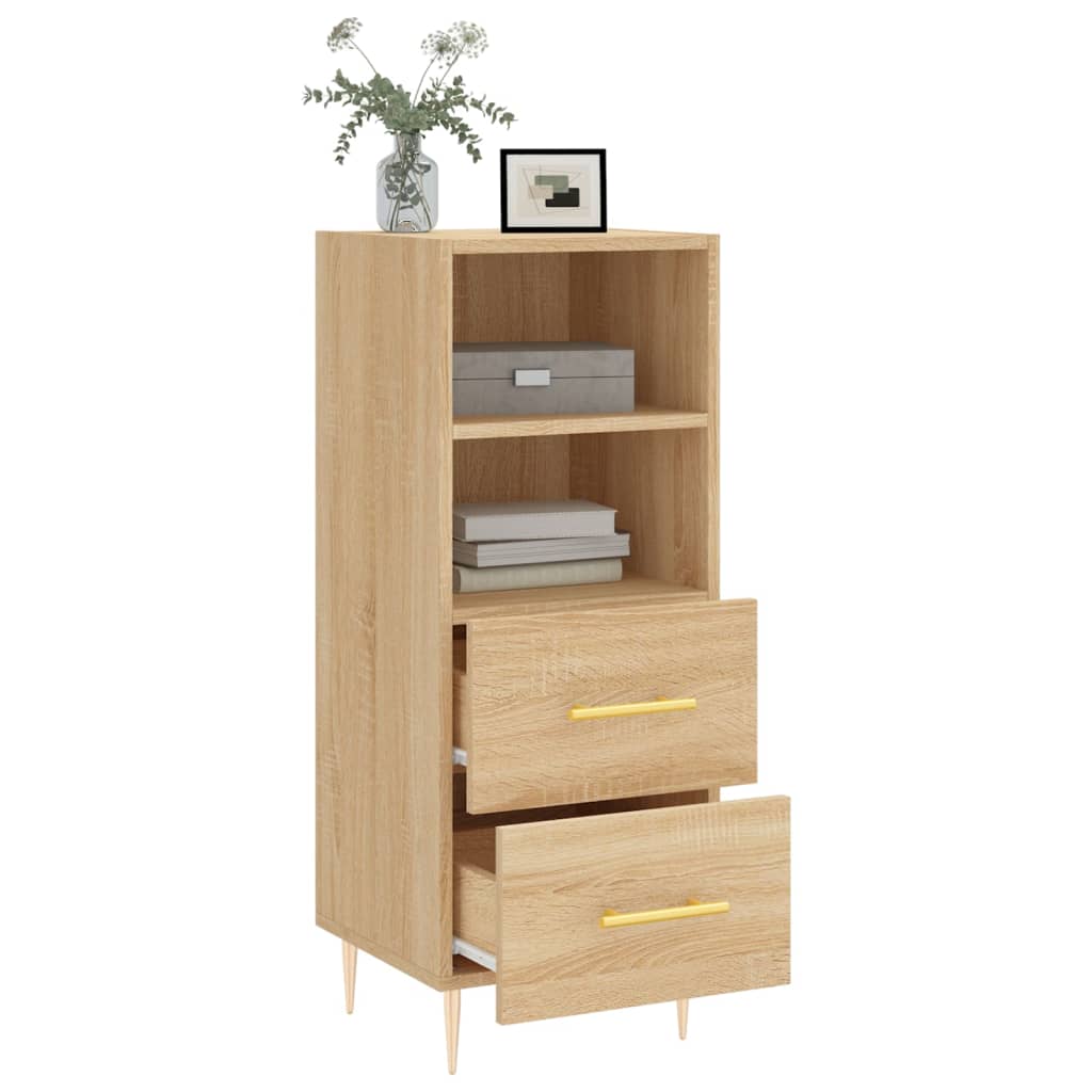Sideboard Sonoma-Eiche 34,5x34x90 cm Holzwerkstoff - Pazzar.ch