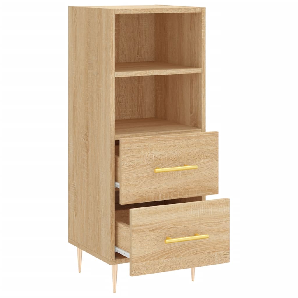 Sideboard Sonoma-Eiche 34,5x34x90 cm Holzwerkstoff - Pazzar.ch