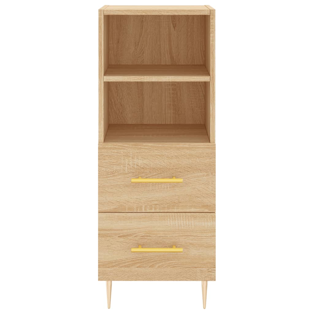 Sideboard Sonoma-Eiche 34,5x34x90 cm Holzwerkstoff - Pazzar.ch