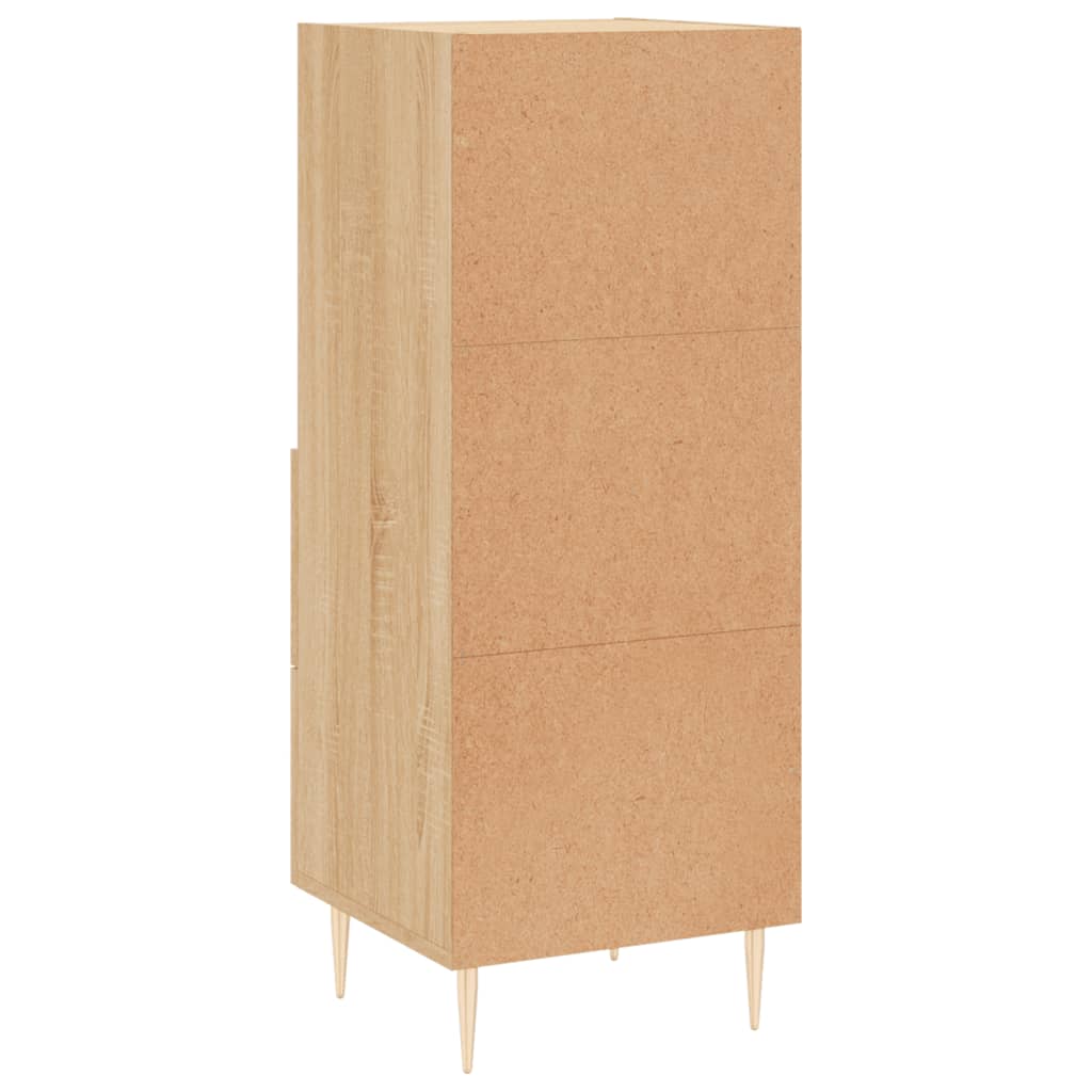 Sideboard Sonoma-Eiche 34,5x34x90 cm Holzwerkstoff - Pazzar.ch