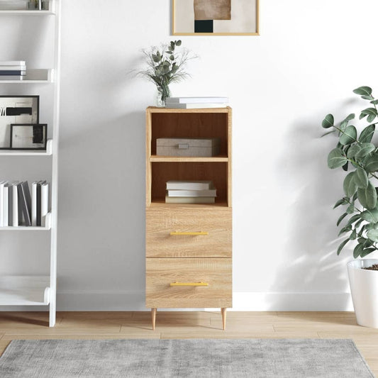 Sideboard Sonoma-Eiche 34,5x34x90 cm Holzwerkstoff - Pazzar.ch