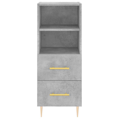 Sideboard Betongrau 34,5x34x90 cm Holzwerkstoff - Pazzar.ch