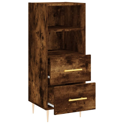 Sideboard Räuchereiche 34,5x34x90 cm Holzwerkstoff - Pazzar.ch