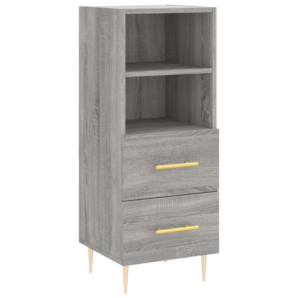 Sideboard Grau Sonoma 34,5x34x90 cm Holzwerkstoff - Pazzar.ch