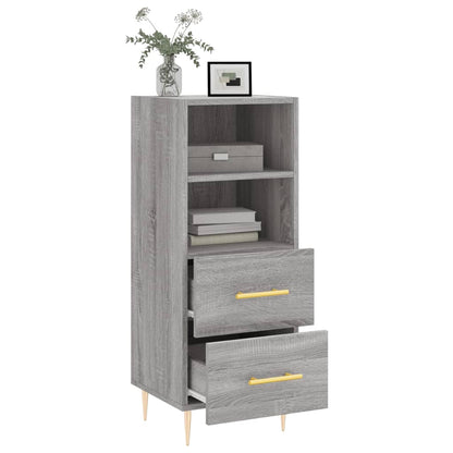 Sideboard Grau Sonoma 34,5x34x90 cm Holzwerkstoff - Pazzar.ch