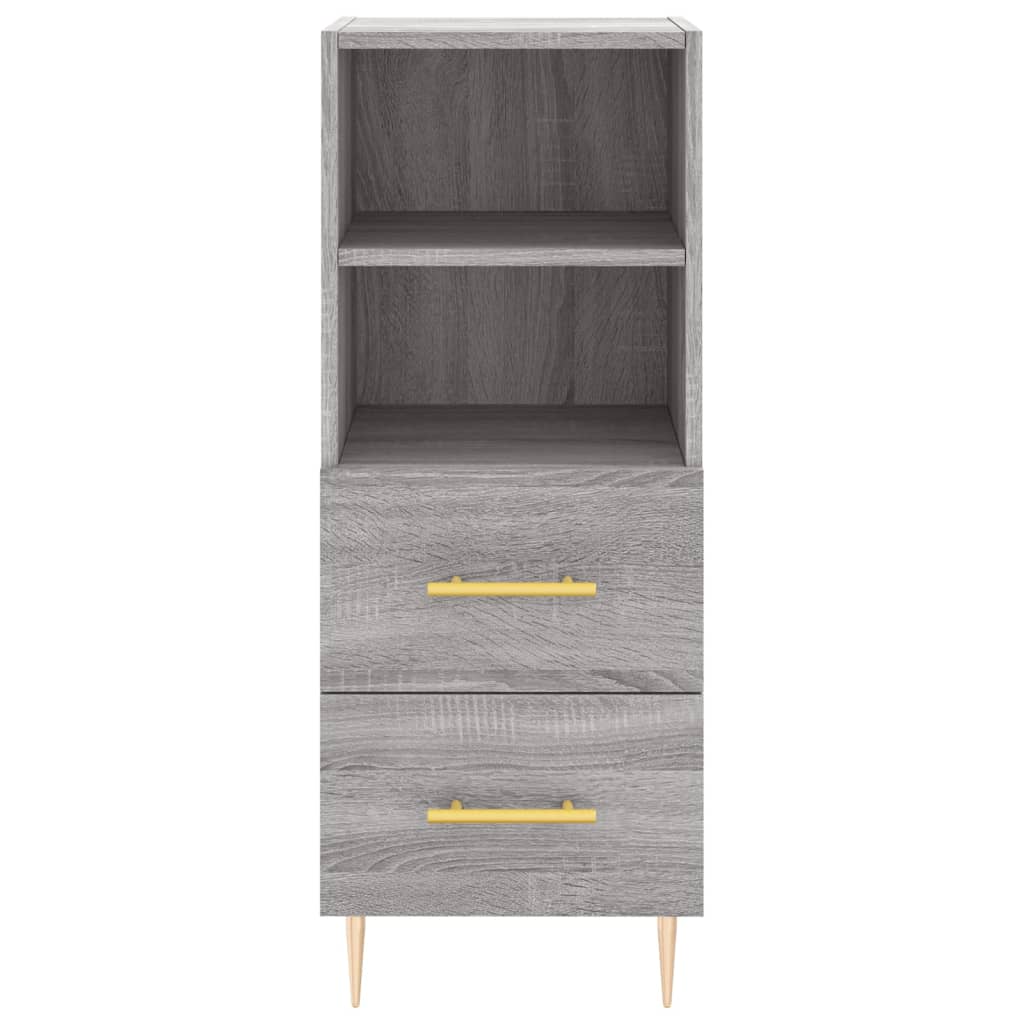 Sideboard Grau Sonoma 34,5x34x90 cm Holzwerkstoff - Pazzar.ch