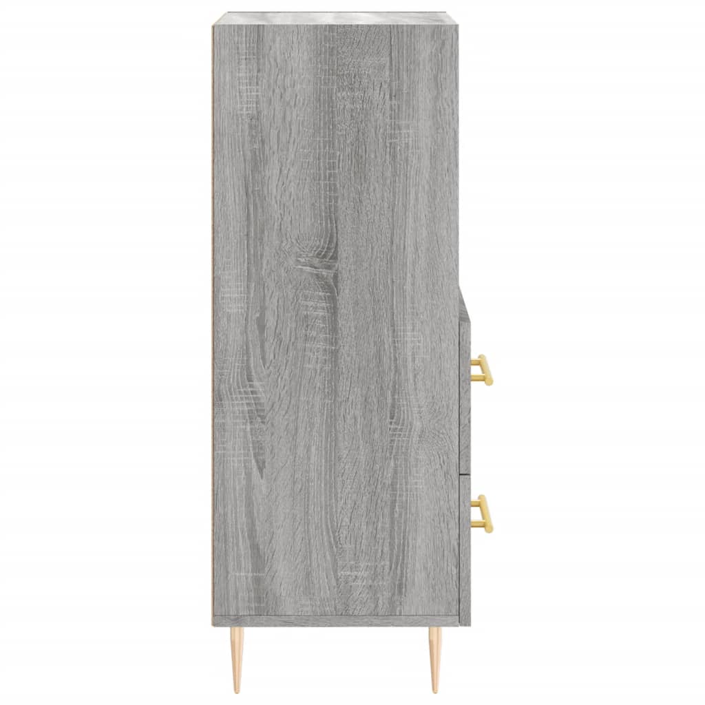Sideboard Grau Sonoma 34,5x34x90 cm Holzwerkstoff - Pazzar.ch
