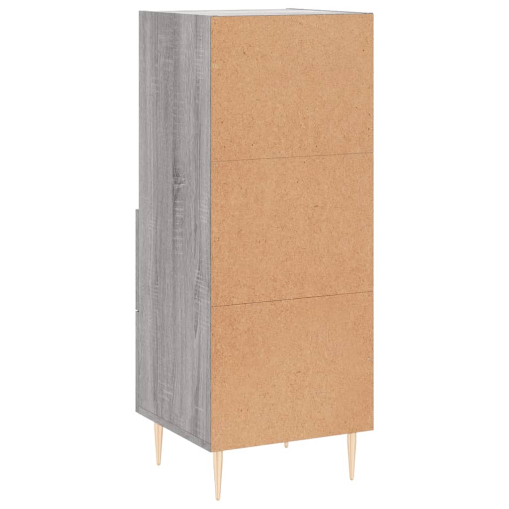 Sideboard Grau Sonoma 34,5x34x90 cm Holzwerkstoff - Pazzar.ch