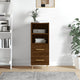 Sideboard Braun Eichen-Optik 34,5x34x90 cm Holzwerkstoff