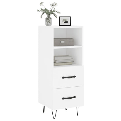 Sideboard Weiß 34,5x34x90 cm Holzwerkstoff - Pazzar.ch