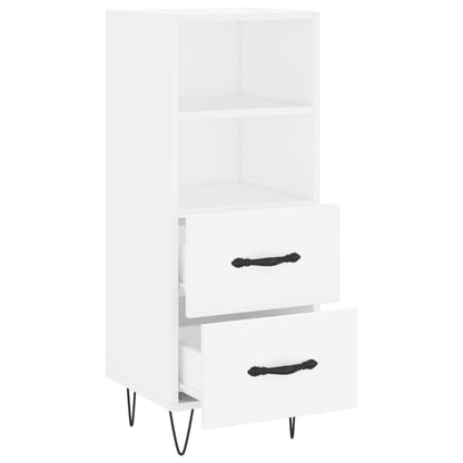 Sideboard Weiß 34,5x34x90 cm Holzwerkstoff - Pazzar.ch