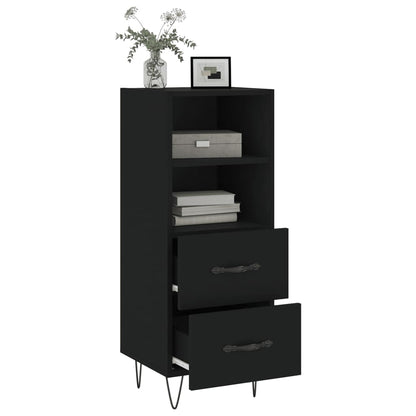 Sideboard Schwarz 34,5x34x90 cm Holzwerkstoff - Pazzar.ch