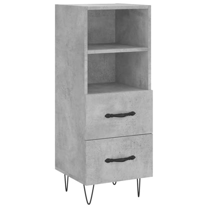 Sideboard Betongrau 34,5x34x90 cm Holzwerkstoff - Pazzar.ch
