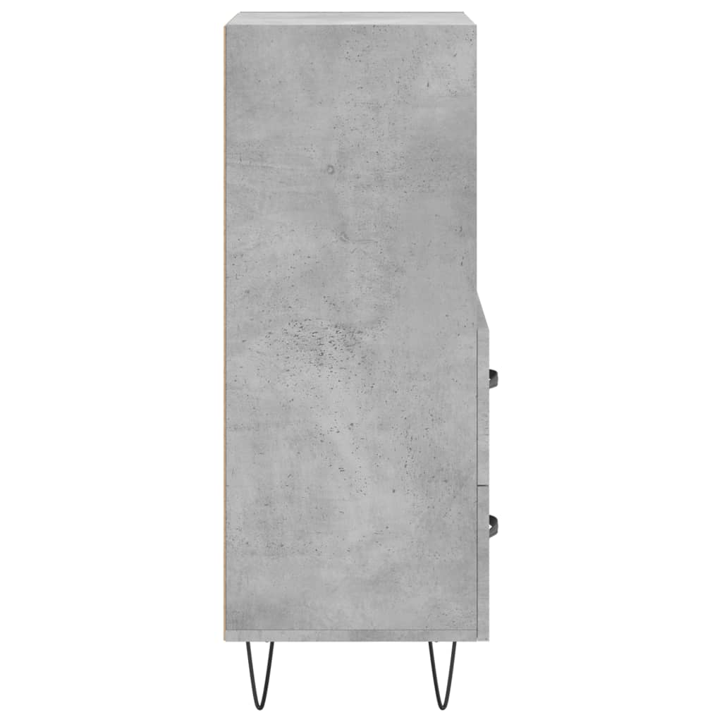 Sideboard Betongrau 34,5x34x90 cm Holzwerkstoff - Pazzar.ch