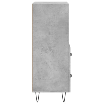 Sideboard Betongrau 34,5x34x90 cm Holzwerkstoff - Pazzar.ch
