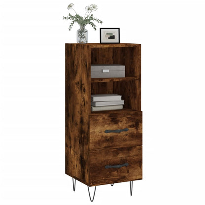 Sideboard Räuchereiche 34,5x34x90 cm Holzwerkstoff - Pazzar.ch