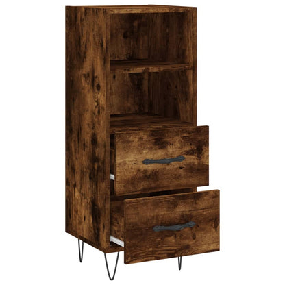Sideboard Räuchereiche 34,5x34x90 cm Holzwerkstoff - Pazzar.ch