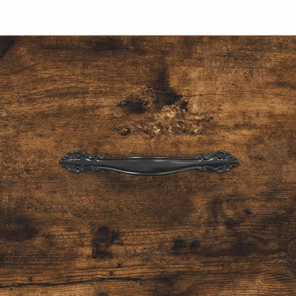 Sideboard Räuchereiche 34,5x34x90 cm Holzwerkstoff - Pazzar.ch