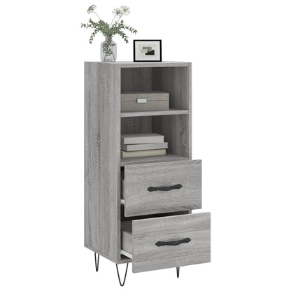Sideboard Grau Sonoma 34,5x34x90 cm Holzwerkstoff - Pazzar.ch