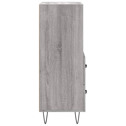 Sideboard Grau Sonoma 34,5x34x90 cm Holzwerkstoff - Pazzar.ch