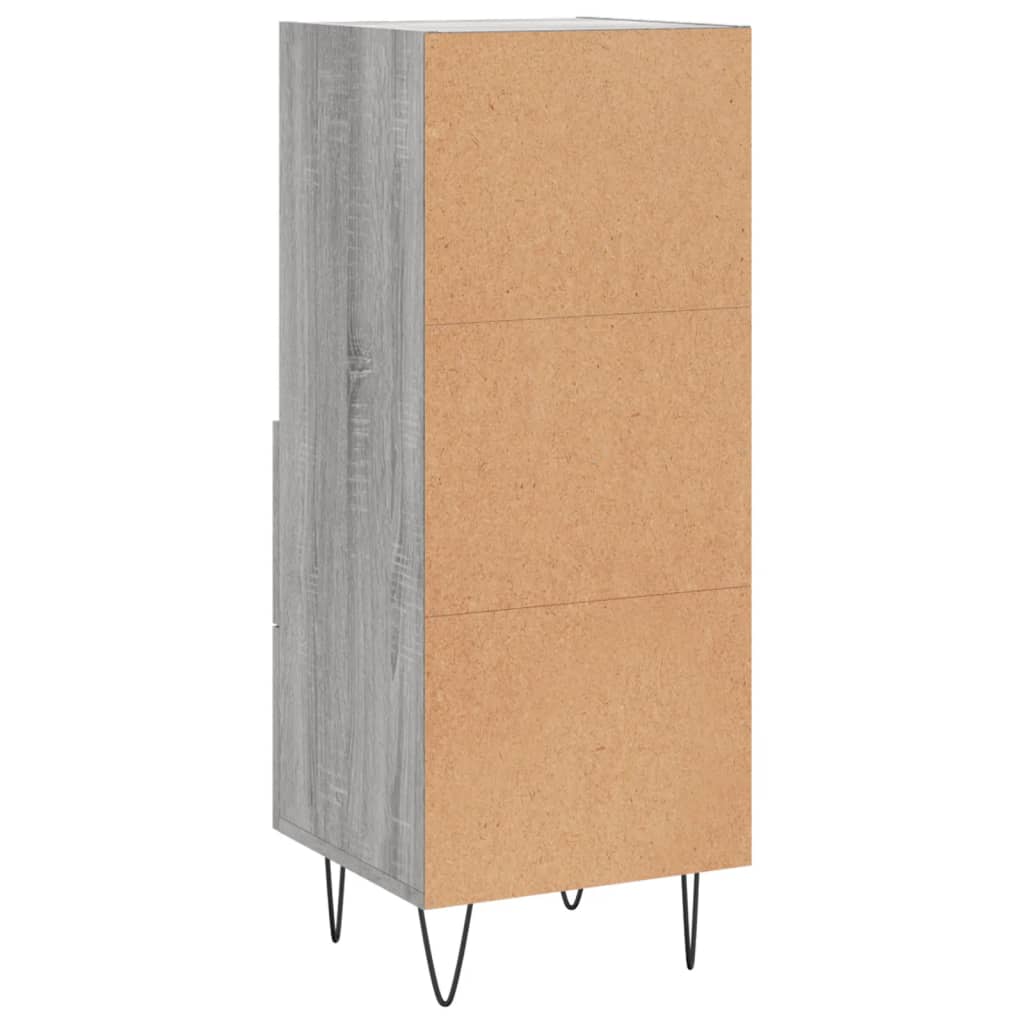 Sideboard Grau Sonoma 34,5x34x90 cm Holzwerkstoff - Pazzar.ch