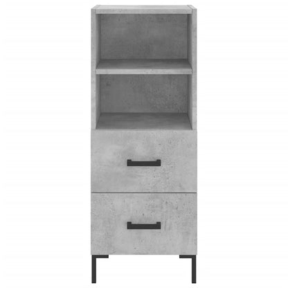 Sideboard Betongrau 34,5x34x90 cm Holzwerkstoff - Pazzar.ch