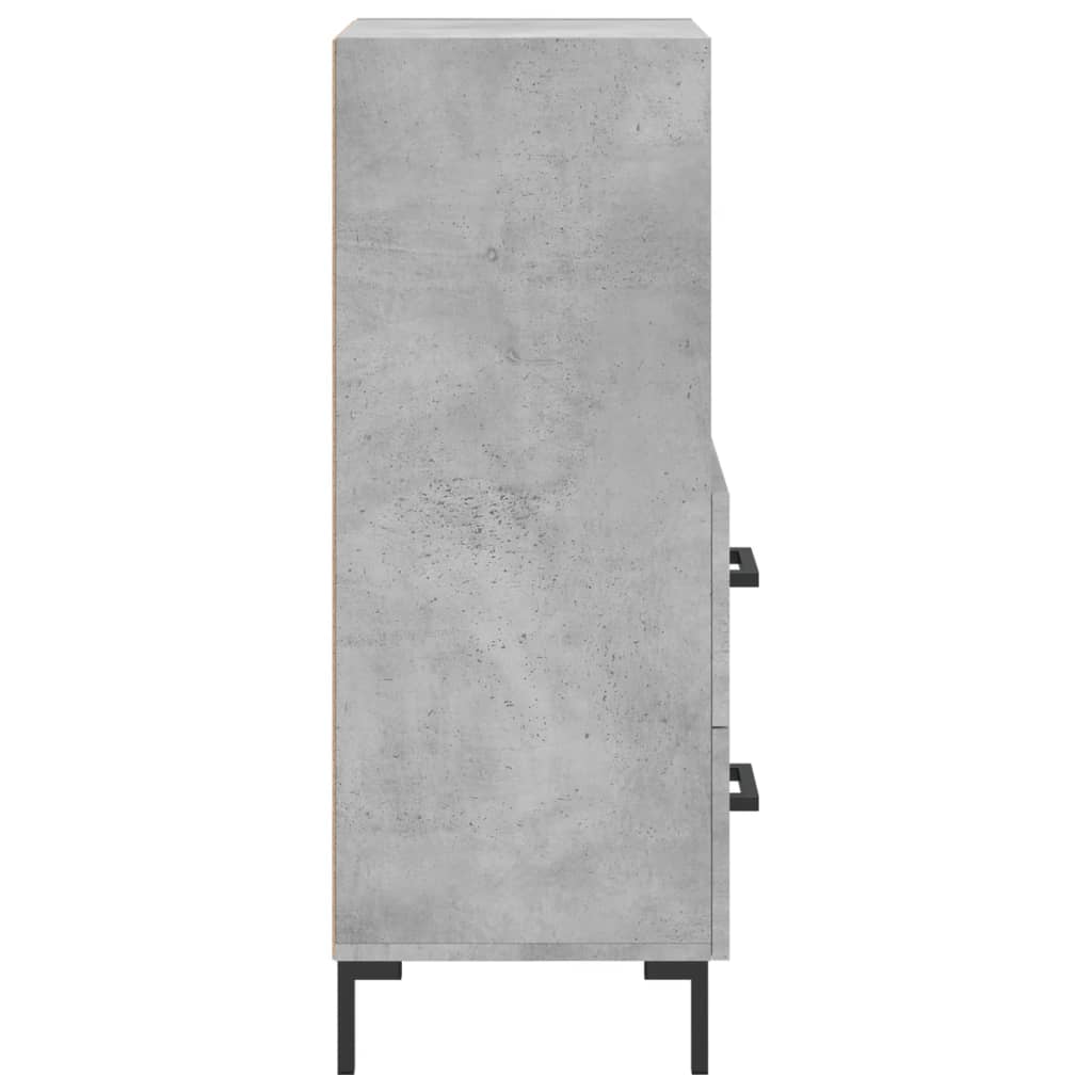 Sideboard Betongrau 34,5x34x90 cm Holzwerkstoff - Pazzar.ch