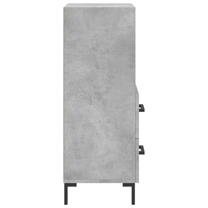 Sideboard Betongrau 34,5x34x90 cm Holzwerkstoff - Pazzar.ch