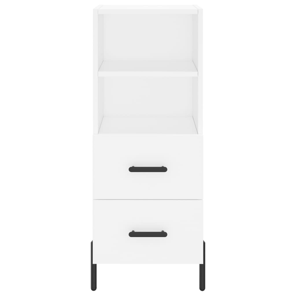 Sideboard Weiß 34,5x34x90 cm Holzwerkstoff - Pazzar.ch