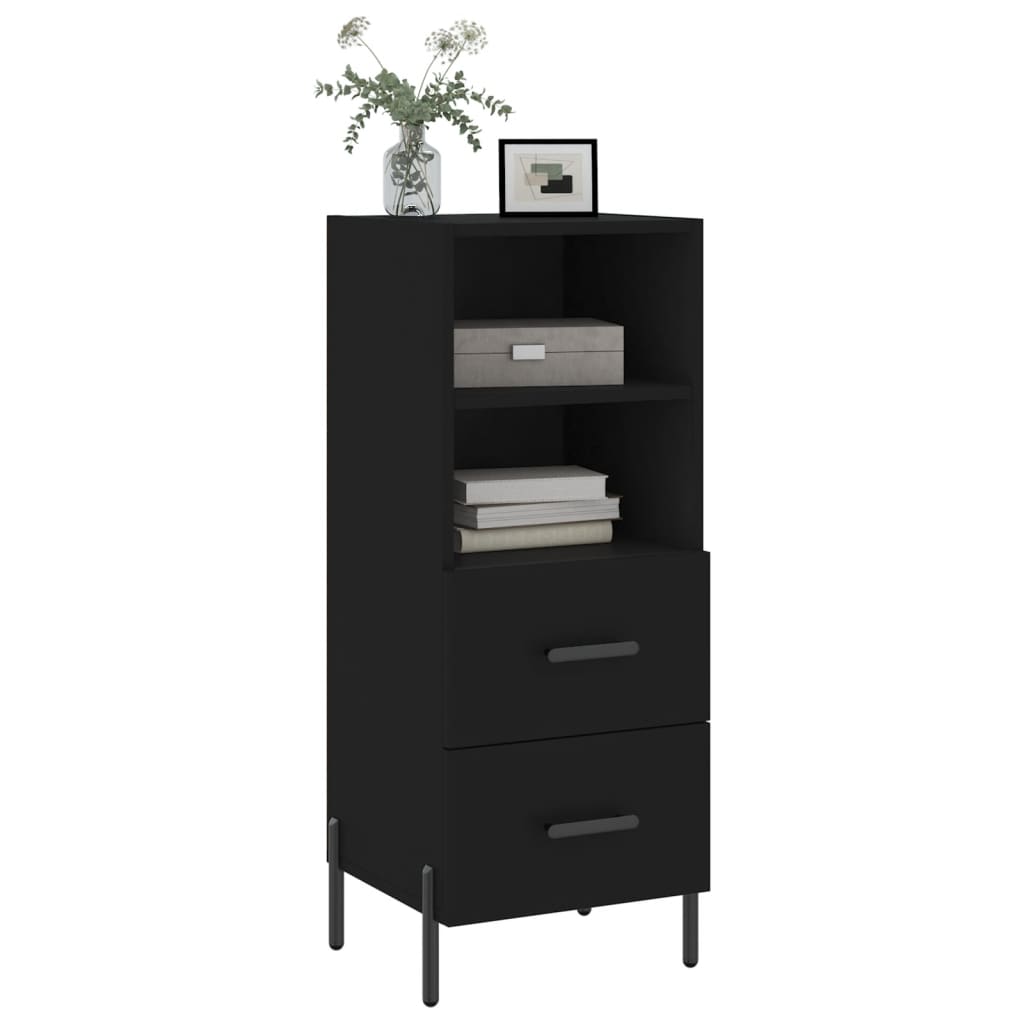 Sideboard Schwarz 34,5x34x90 cm Holzwerkstoff - Pazzar.ch
