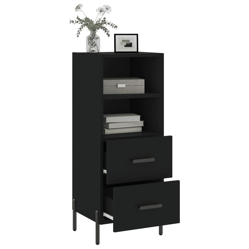 Sideboard Schwarz 34,5x34x90 cm Holzwerkstoff - Pazzar.ch