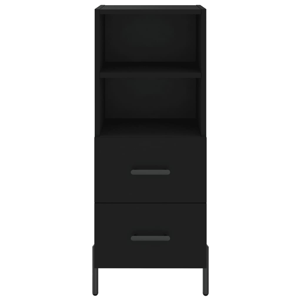 Sideboard Schwarz 34,5x34x90 cm Holzwerkstoff - Pazzar.ch