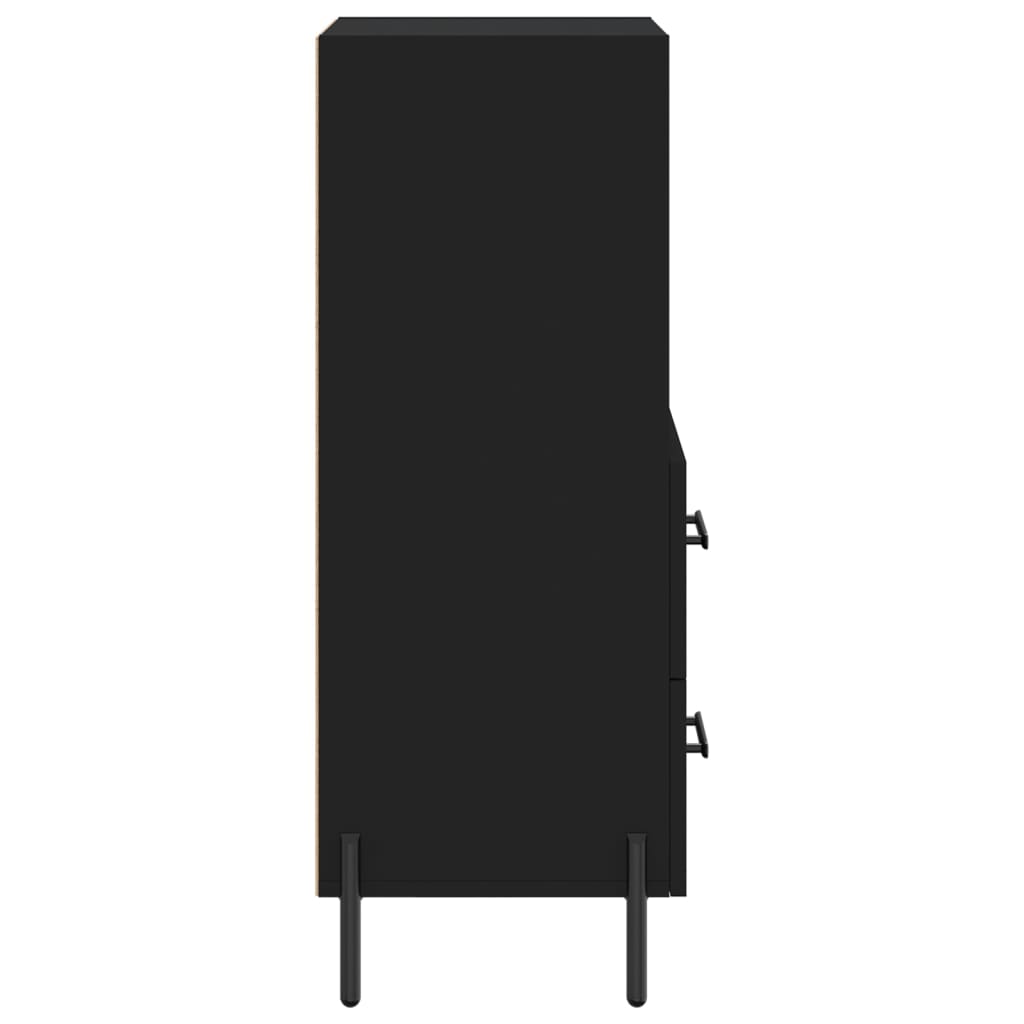 Sideboard Schwarz 34,5x34x90 cm Holzwerkstoff - Pazzar.ch