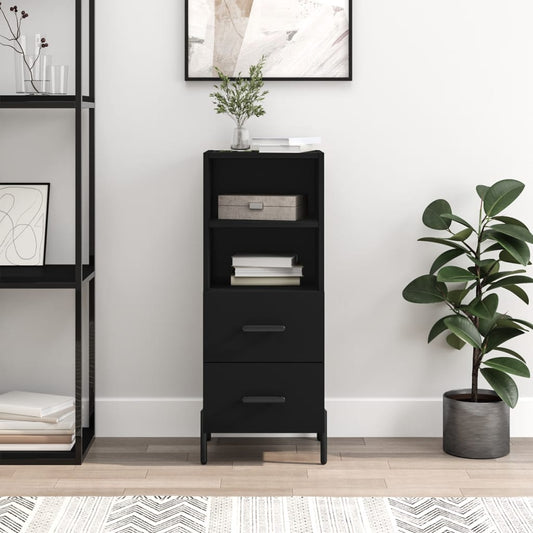 Sideboard Schwarz 34,5x34x90 cm Holzwerkstoff - Pazzar.ch