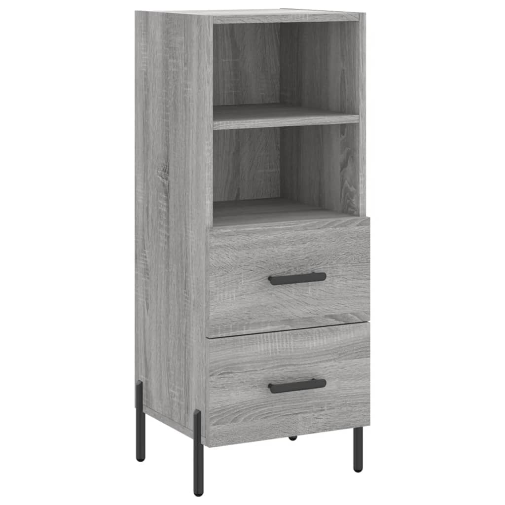 Sideboard Grau Sonoma 34,5x34x90 cm Holzwerkstoff - Pazzar.ch