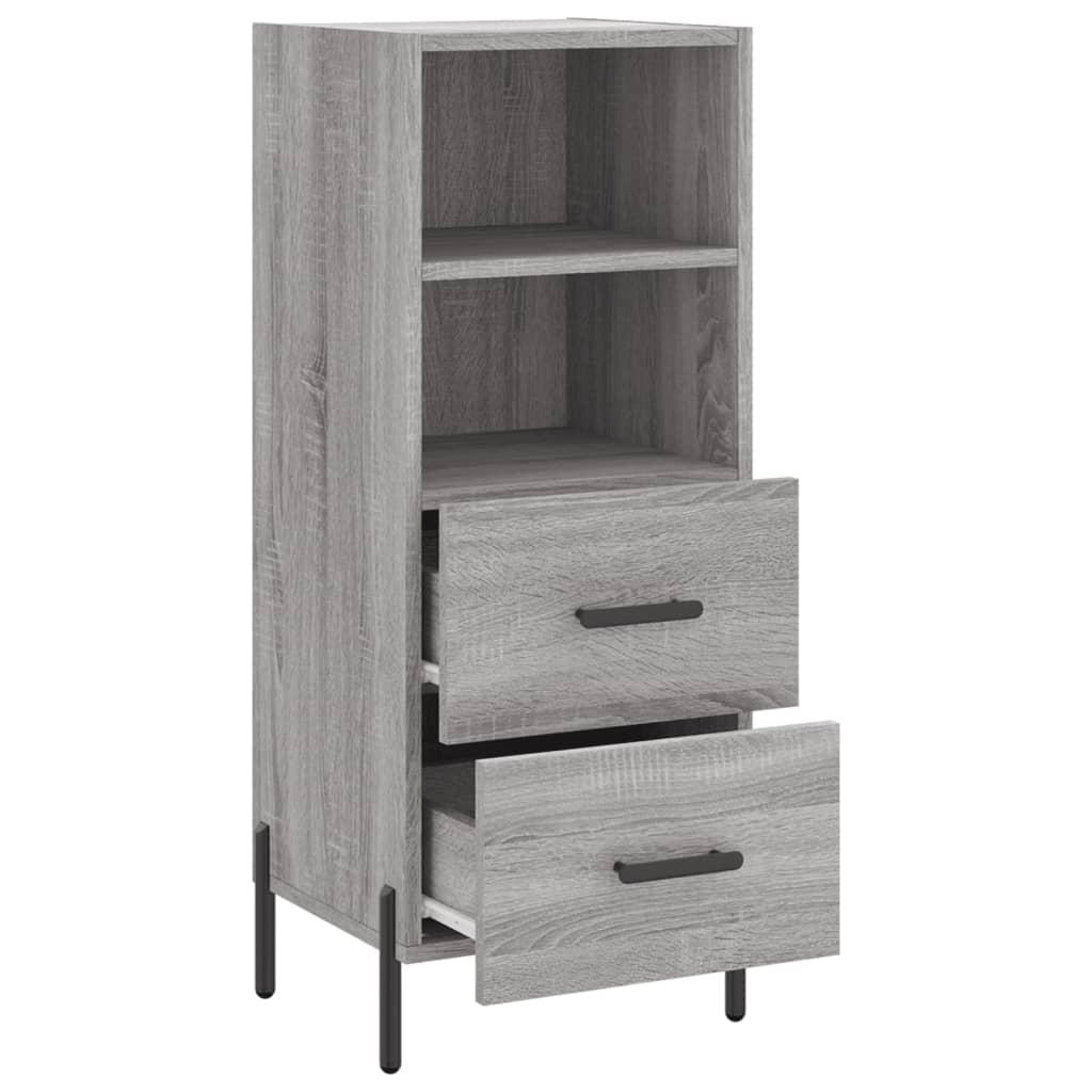 Sideboard Grau Sonoma 34,5x34x90 cm Holzwerkstoff - Pazzar.ch