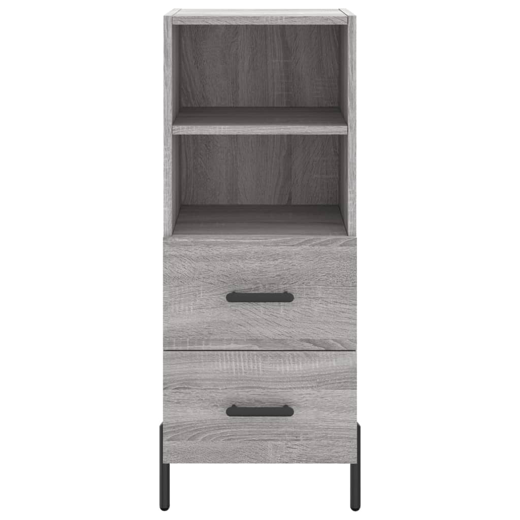 Sideboard Grau Sonoma 34,5x34x90 cm Holzwerkstoff - Pazzar.ch