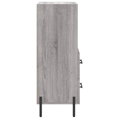 Sideboard Grau Sonoma 34,5x34x90 cm Holzwerkstoff - Pazzar.ch