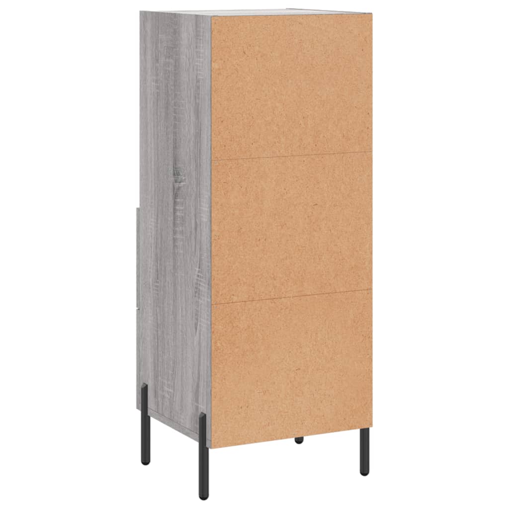 Sideboard Grau Sonoma 34,5x34x90 cm Holzwerkstoff - Pazzar.ch