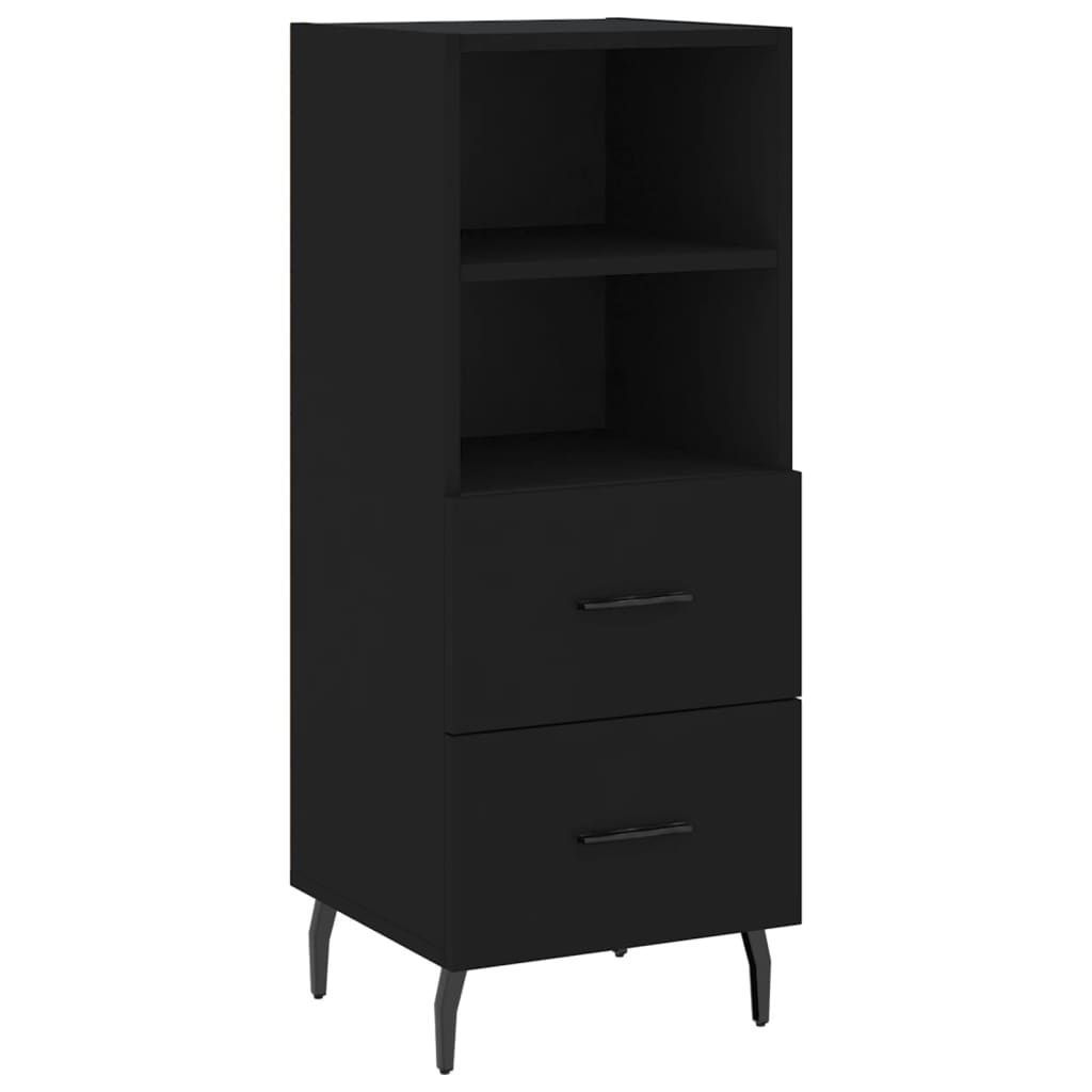 Sideboard Schwarz 34,5x34x90 cm Holzwerkstoff - Pazzar.ch