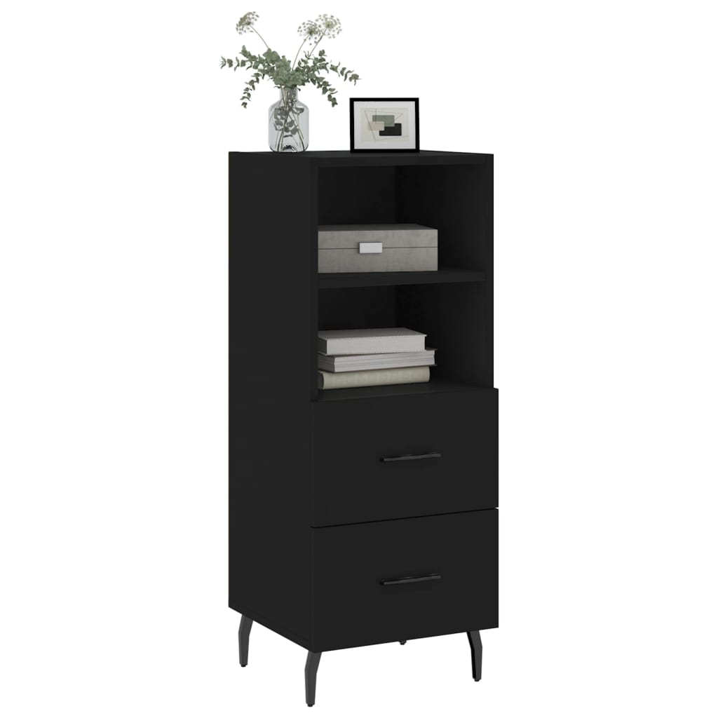 Sideboard Schwarz 34,5x34x90 cm Holzwerkstoff - Pazzar.ch