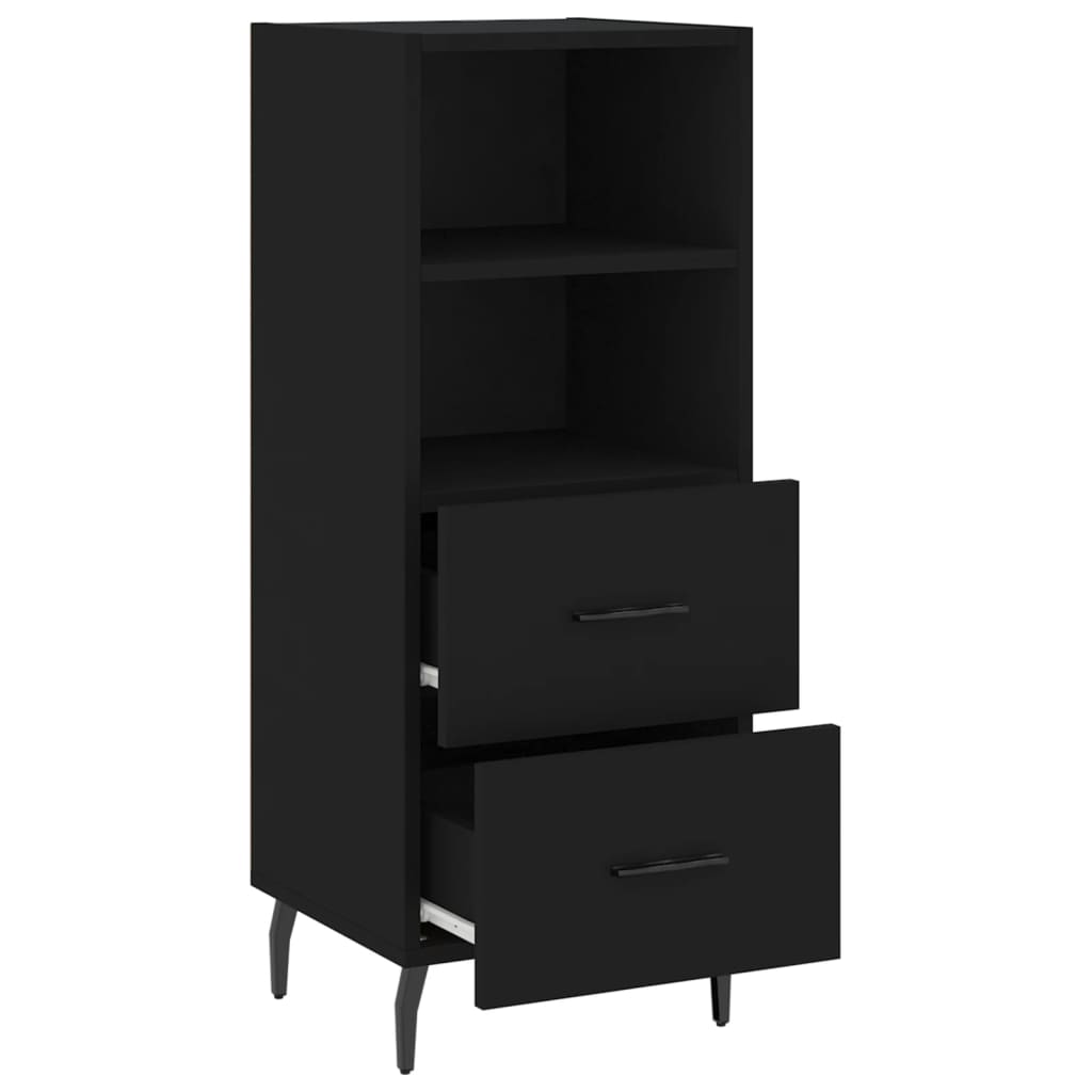 Sideboard Schwarz 34,5x34x90 cm Holzwerkstoff - Pazzar.ch