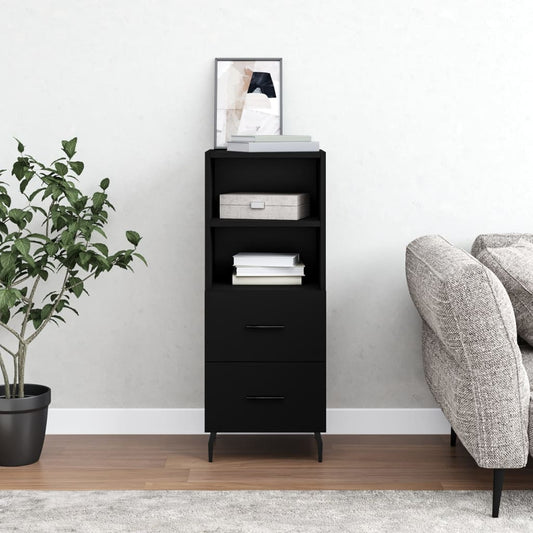 Sideboard Schwarz 34,5x34x90 cm Holzwerkstoff - Pazzar.ch
